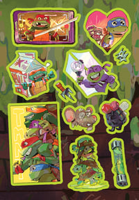 TMNT Mutant Mayhem Sticker Sheet