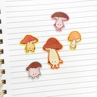 Image 4 of mushroom friends | sticker sheet