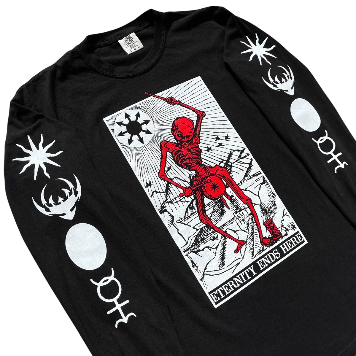 Image of ETERNITY ENDS HERE (BLACK LONG SLEEVE)