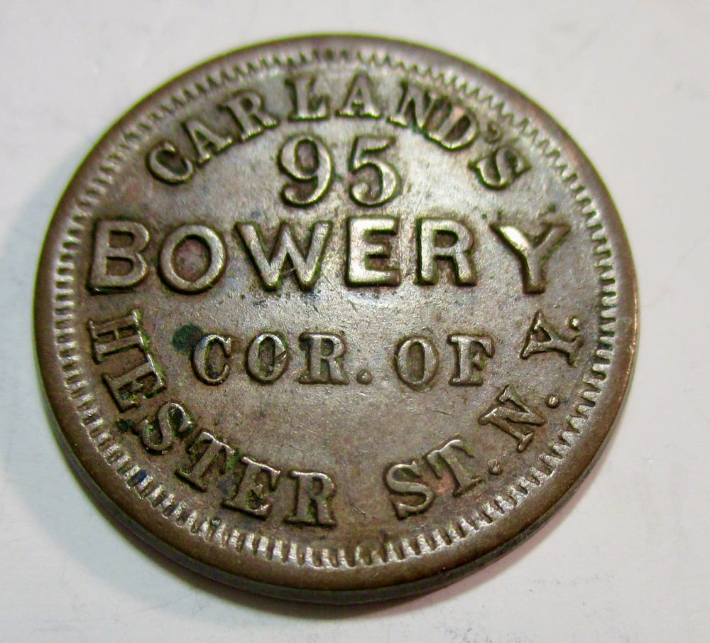 #140-CIVIL WAR SALE: AN UNUSAL "ALE" CIVIL WAR TOKEN....& IT'S 'ONLY' AN XF GRADE