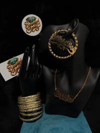 Custom Name Set w Bangles 