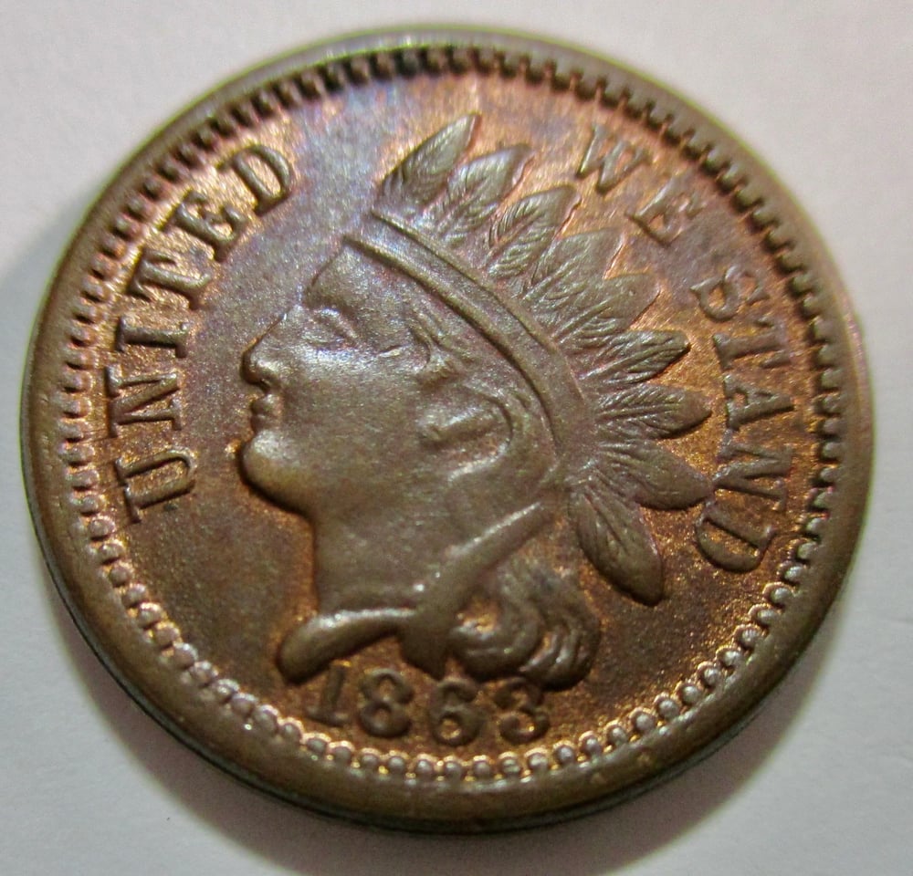 #139-CIVIL WAR SALE: VERY NICE UNCIRCULATED RED BROWN BROAS BROTHERS CWT