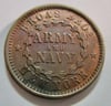 #139-CIVIL WAR SALE: VERY NICE UNCIRCULATED RED BROWN BROAS BROTHERS CWT