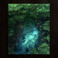 Cats in the River Fine Art Print