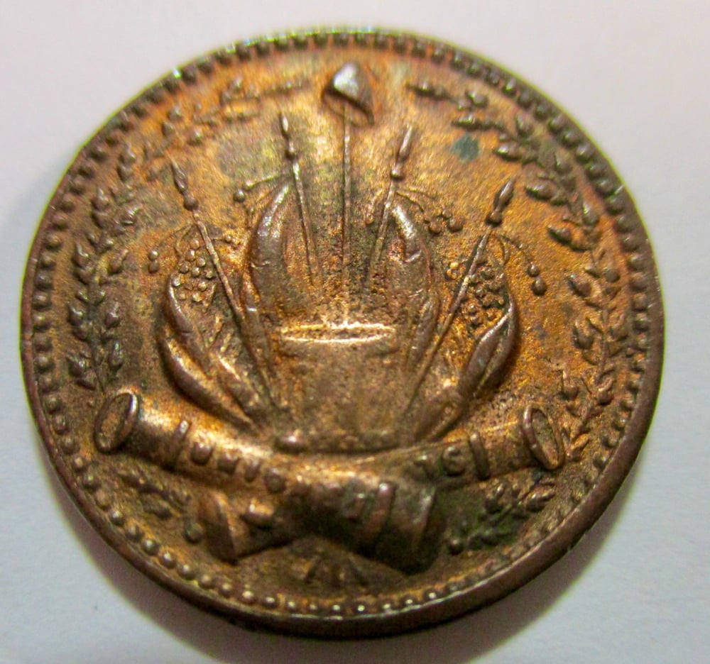 #138-CIVIL WAR SALE: TWO TOKENS WITH ONE SIDE IDENTICAL--WORTH YOUR TIME TO STUDY!