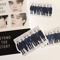 Image 1 of BTS paved the way sticker