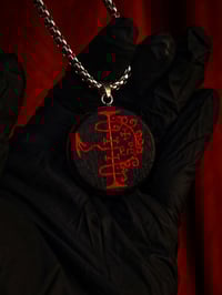 Image 2 of ASMODEUS Sigil Pendant (BLACK version)