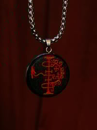 Image 3 of ASMODEUS Sigil Pendant (BLACK version)