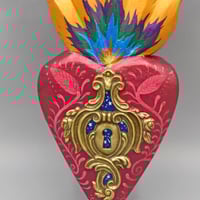 Image 3 of 🔴 SOLD-Hummingbird Star Heart-Blossoming Heart Series