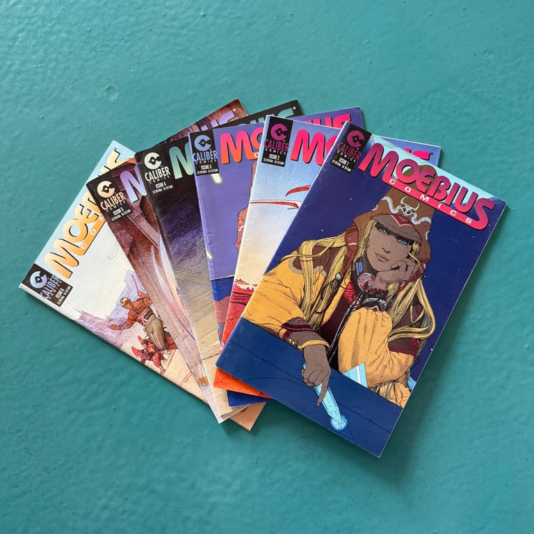 Moebius Comics #1-6 - FULL SET
