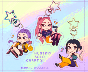 Image of [PREORDER] Huntr/x Acrylic Charms (Solo + Linked)