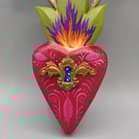 Image 3 of 🔴 SOLD-Cosmic Heart -Blossoming Heart series