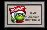 Did You Call First Grinch Doormat