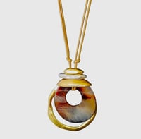 Image 3 of Mocha Round Necklace