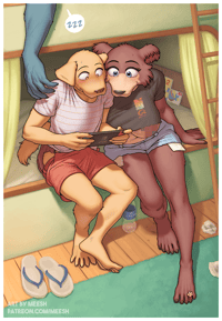 Image 1 of "Pampering Jack 1" Signed Print