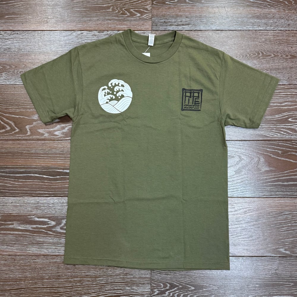 Image of Koiryu Henka Olive Men's T-shirt 