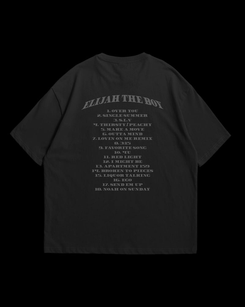 Image of Elijah The Boy Face T-Shirt BLK