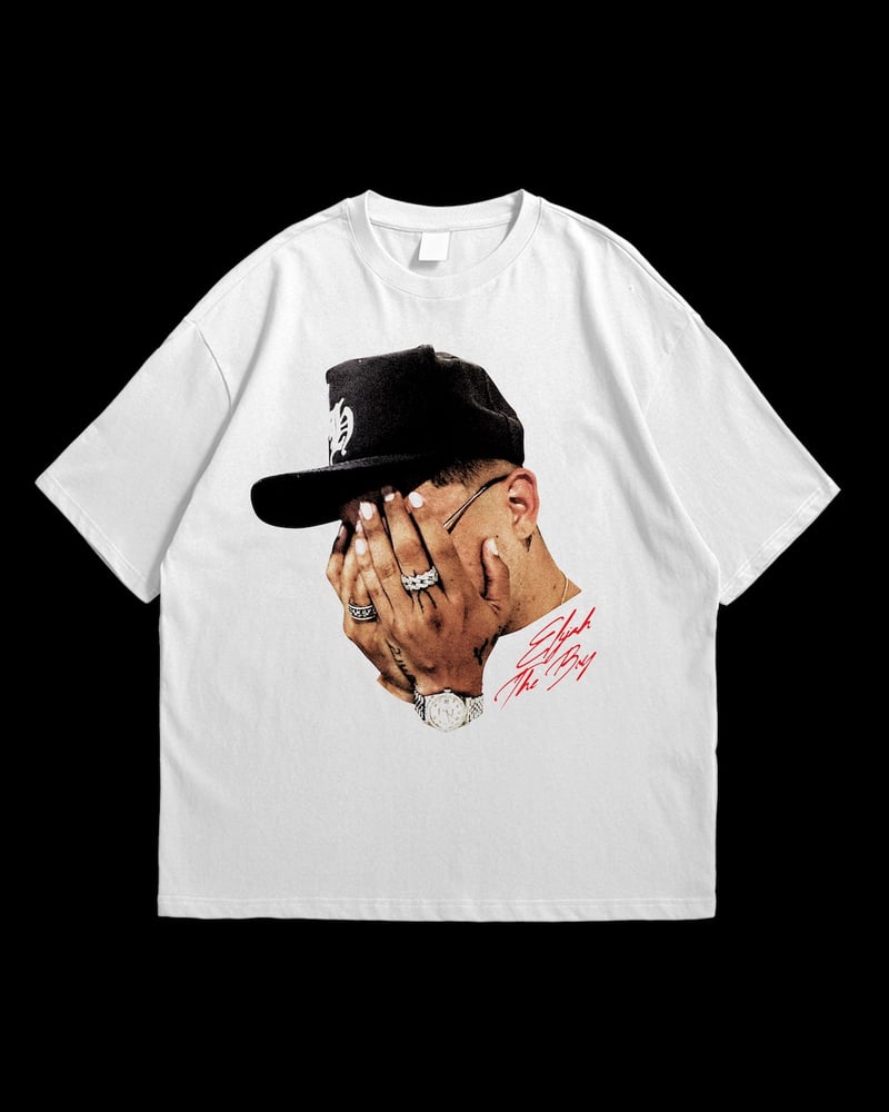 Image of Elijah The Boy Face T-Shirt White