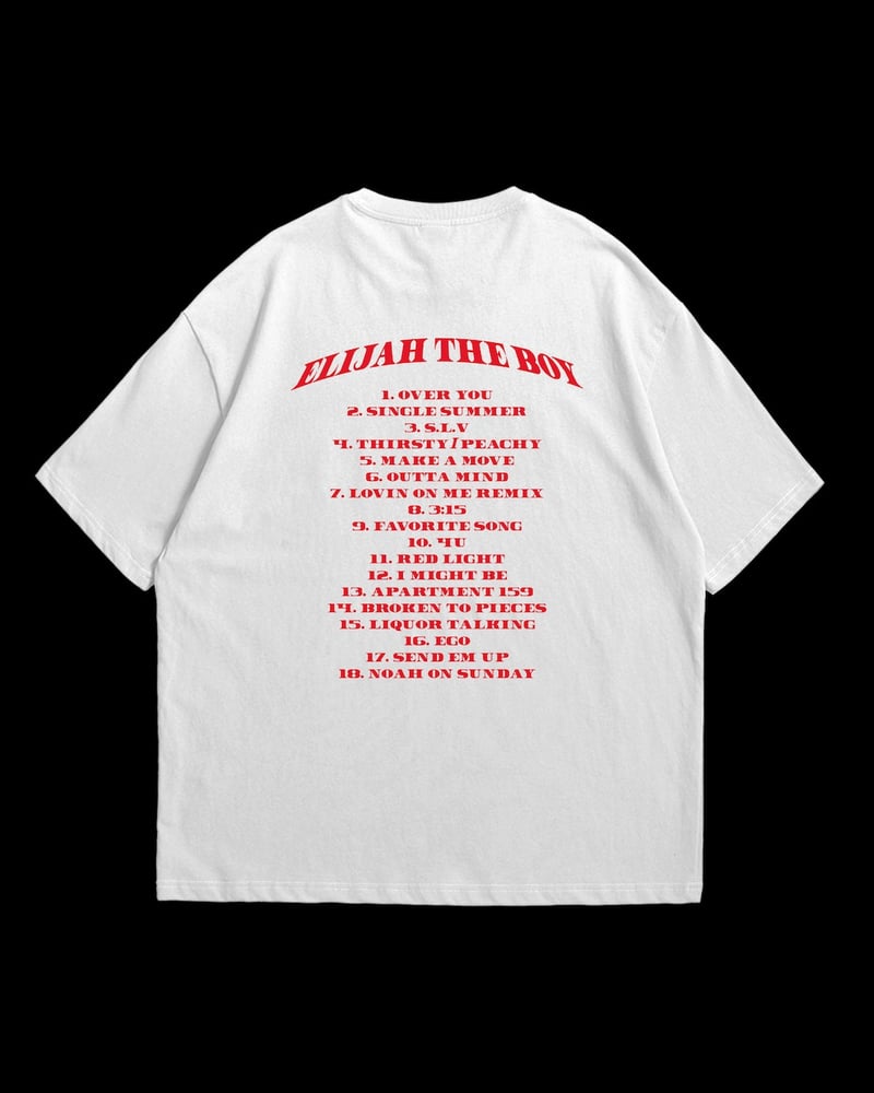 Image of Elijah The Boy Face T-Shirt White