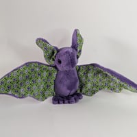 Image 1 of Grape - Small Bat Plushie 