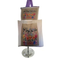 Image 2 of TMCraftyDesigns Tumbler + Matching Canvas Tote + Pouch  - "God Says You Are" Faith Edition