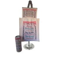 Image 1 of  TMCraftyDesigns Tumbler + Matching Canvas Tote + Pouch – “Let Them” 