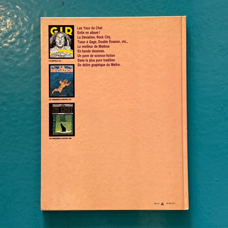 Complete Works Book 6: Les Yeux du Chat/La Deviation by Moebius - FRENCH Image 3