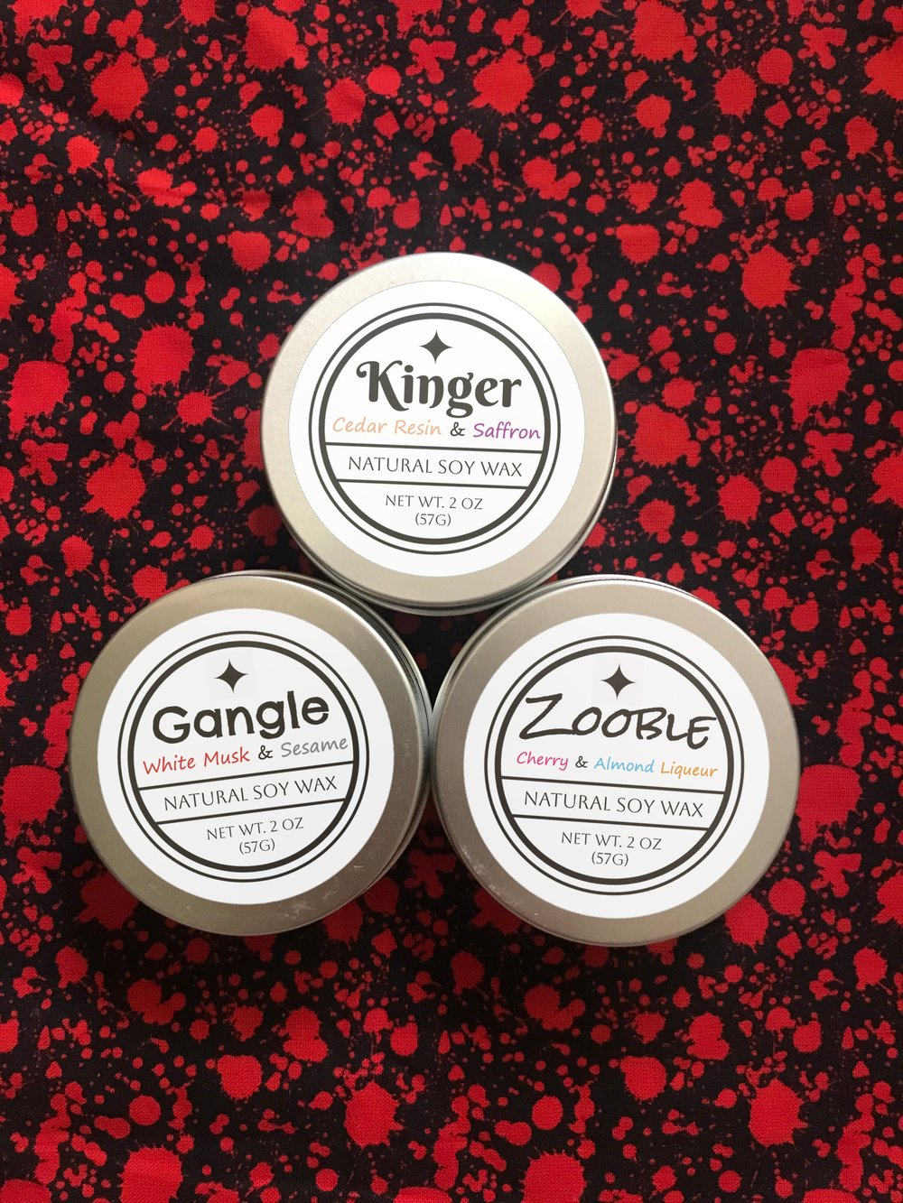 Image of TADC 2 Ounce Soy Candle Samples Set 2