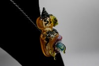 Image 2 of Double Pumpkin Monster Pendant
