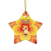 Image 1 of Have a Most EGGCELLENT  Holiday - Ceramic Ornament - Cute Cat Ornament 