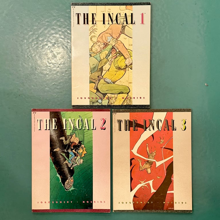 The Incal TPB Set (Volume 1-3) by Alejandro Jodorowsky & Moebius