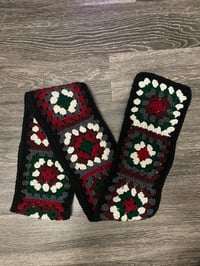 Image 1 of Skinny Granny Square Scarf