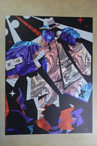 Notorious BIG 'Sky's The Limit' White Swirl Foil Print