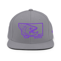 Image 1 of Silver|Purple Classic Snap