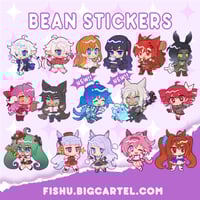 Image 2 of Little Bean Stickers Various Fandoms