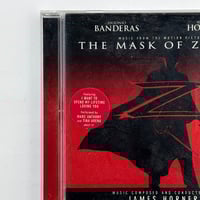 Image 10 of The Mask of Zorro - Original Motion Picture Soundtrack (Hype Sticker, 1998)