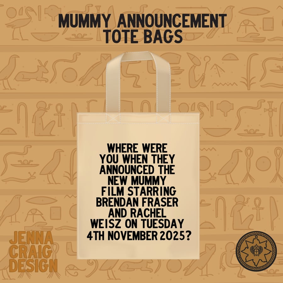 Image of Mummy Announcement Tote Bags
