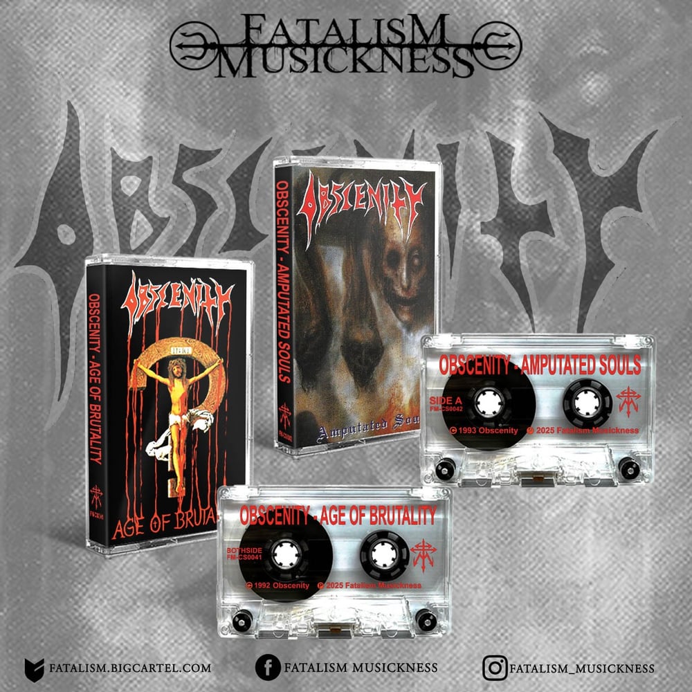 OBSCENITY - DEMO TAPES (AGE OF BRUTALITY & AMPUTATED SOULS)