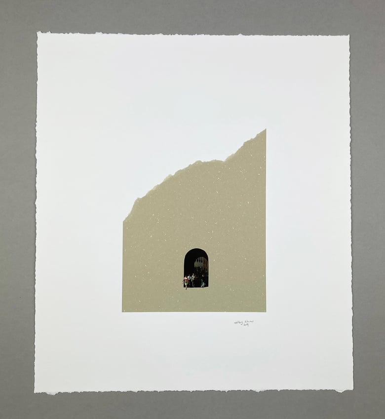 Image of 'theTUNNELthrough' Original Collage