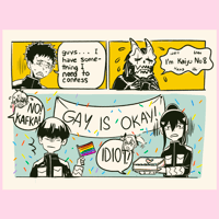 Coming Out Redraw Mini Print