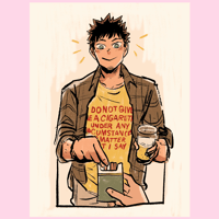 Do Not Give Me Cigarettes Mini Print