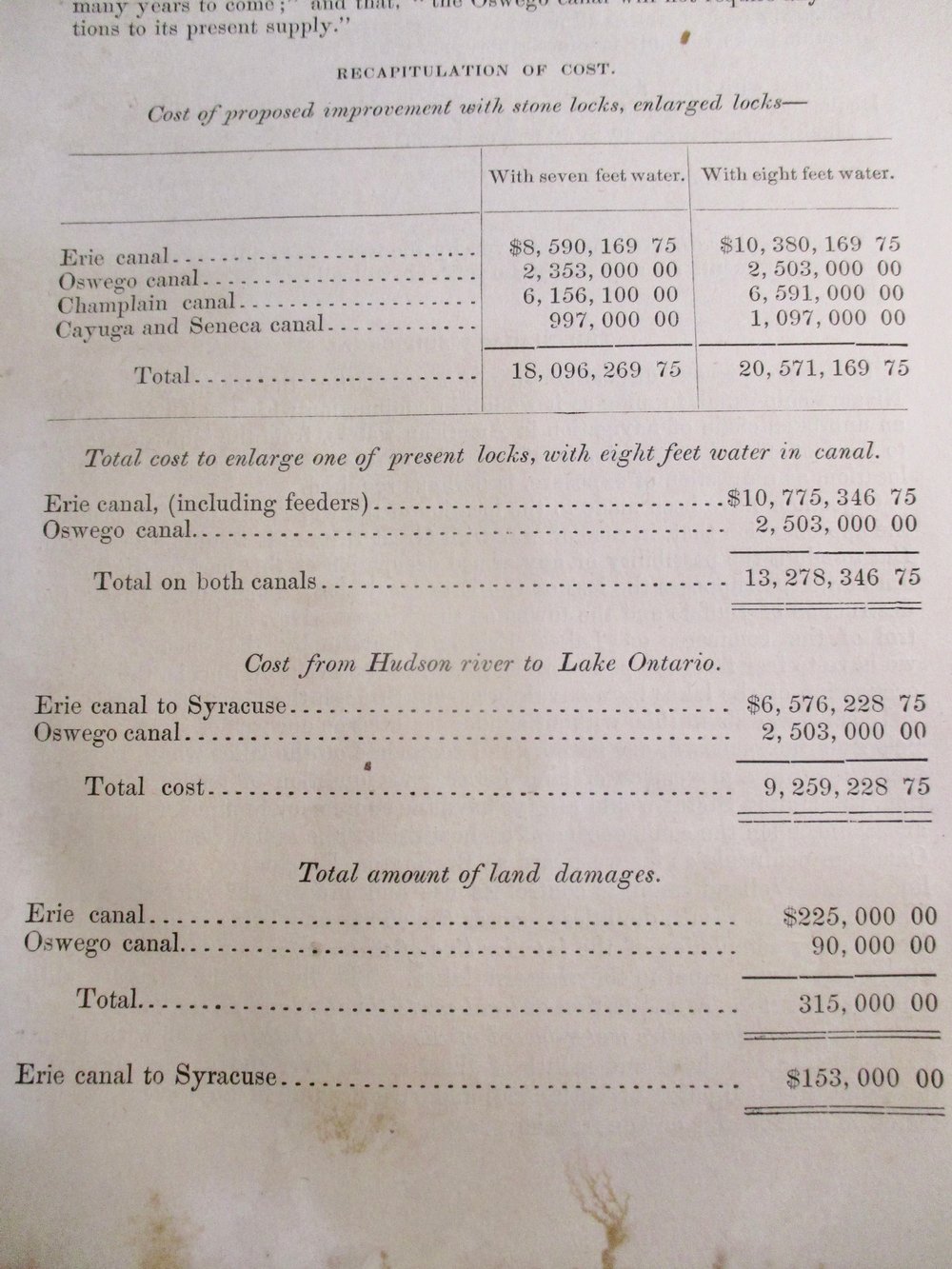 #137-CIVIL WAR SALE: HOUSE OF REPRESENTATIVES SPEECH BY LINCOLN RE: EXPANDED WATERWAYS ~$20 MILLION