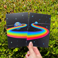 Image 4 of Wish You Were Here cosmic postcard set