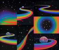 Image 5 of Wish You Were Here cosmic postcard set