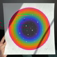 Image 2 of Rainbow Cosmic Portal Print