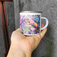 Image 4 of Granny Square Enamel Camping Mug