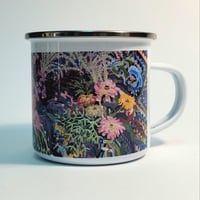 Image 2 of Granny Square Enamel Camping Mug