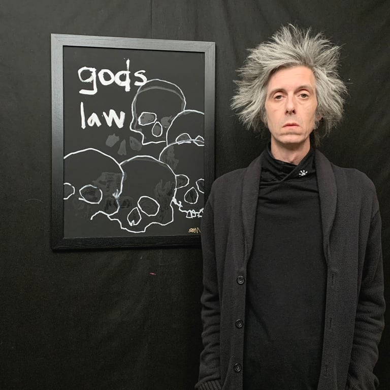 gods law (original painting) 18X24 Image 2