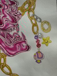 Image 3 of Hayley Web Hannya Print