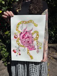 Image 7 of Hayley Web Hannya Print